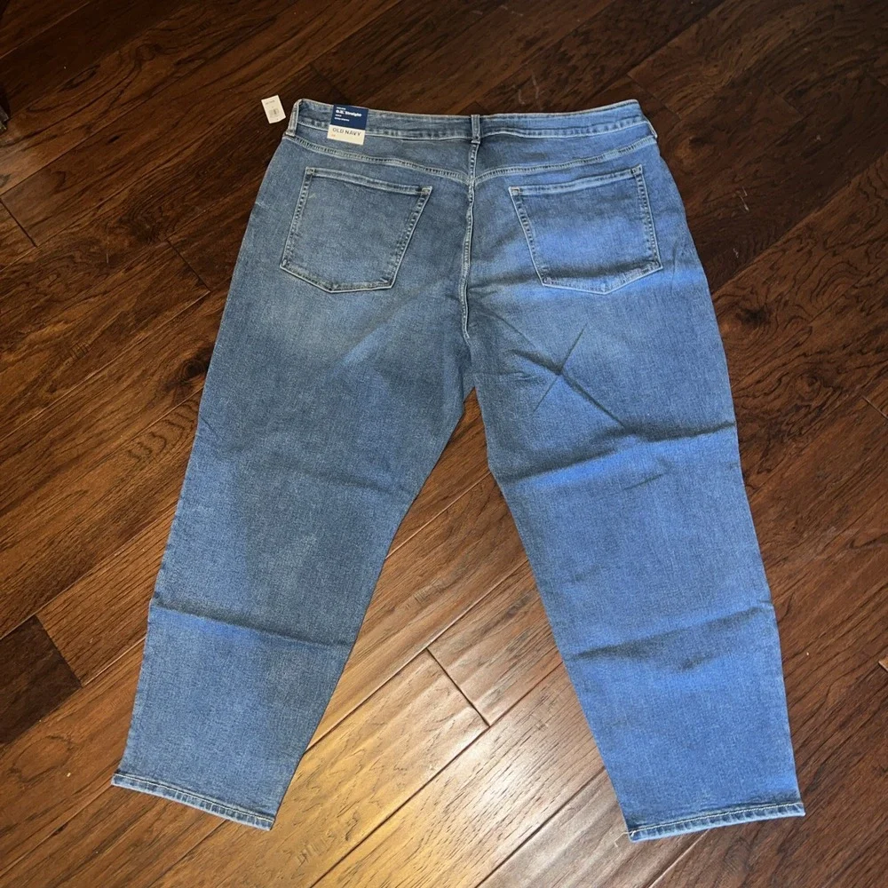 Old Navy Rockstar O.G Straight High‎ Rise Stretch Denim Jeans Women's Plus Sz 26